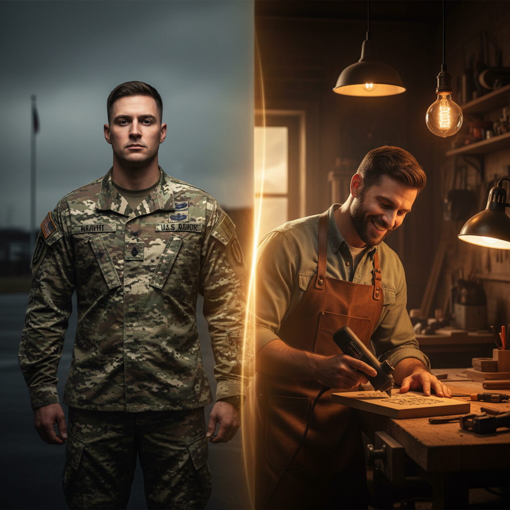 D&K Custom Designs founder — veteran and craftsman